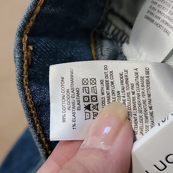 Lucky Brand Size 10/30 Ankle Drew Mom High Rise Taper Blue Jean NEW with Tag - Picture 10 of 14